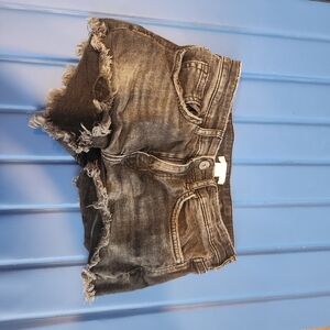 H&M Black Denim Shorts